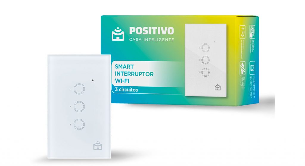 Smart Interruptor Wi-Fi - Positivo Casa Inteligente