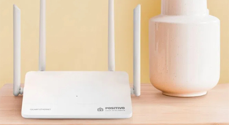roteador mesh da Positivo Casa Inteligente