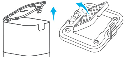 Como fazer a limpeza do Smart Alimentador Pet Wi-fi - passo 1.